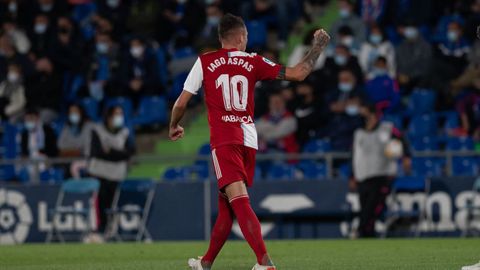 Getafe-Celta (0-3) el 25 de octubre del 2021.