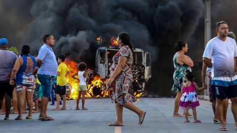 Violencia en la localidad de O Povo, en Ceara