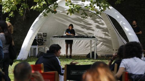 Imagen de la pasada edicin del festival, un concierto durante el da en el parque del Bonaval.