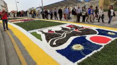 Burela convierte en arte sus alfombras