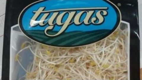 Envase de 50 gramos de la marca de brotes de alfalfa afectada