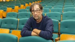 Jos� L. Prieto, director teatral, onte no auditorio do Pazo de Carballo 