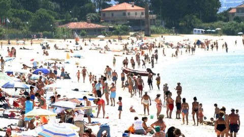 Playa de Fontaíña, en Vigo