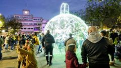Alumbrado navide�o en Carballo