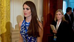 Hope Hicks, exdirectora de comunicaci�n de Trump