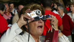 Ferrolanos siguiendo un eclipse solar parcial significativo en 1999.
