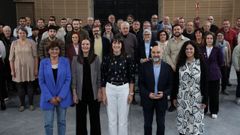 La portavoz nacional del BNG, Ana Pont�n, participa en el acto de presentaci�n de N�stor Rego, Carme da Silva, Olalla Rodil y Noa Presas como cabezas de lista en las elecciones generales del 29N