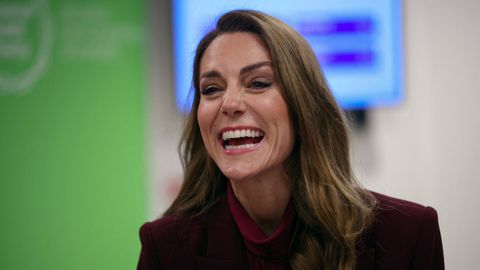 La princesa de Gales, Kate Middleton, visita un hospital en Londres