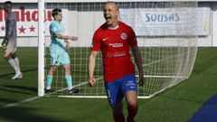 Rufo, delantero de la UD Ourense.