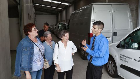 La funeraria tiene una nutrida flota de vehículos