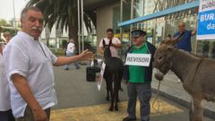 Protesta por la ausencia de bus urbano a las playas