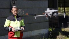 Uno de los cuatro drones adquiridos para el servicio