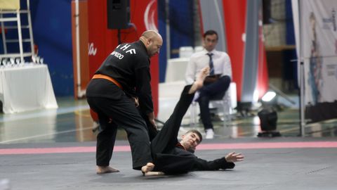 Campeonato gallego de hapkido en el Pabell�n de Barra�a