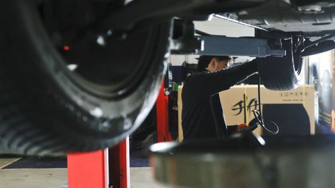 Imagen de archivo de un mec�nico de Lugo