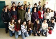 <span lang= es-es >Sus autores</span>. El mapa es obra de estudiantes de 1� y 2� de ESO del IES Davi�a Rey. Alumnos de BAC desarrollan una aplicaci�n para m�vil basada en �l. 