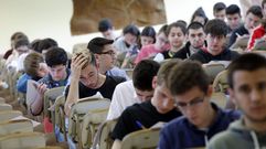 Primera jornada de selectividad en Galicia