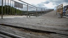 Pasarela de Evaristo en Esteiro, Muros