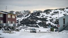 Imagen de una de las calles de Nuuk, capital de Groenlandia