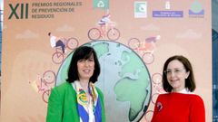 La viceconsejera de Medio Ambiente y Cambio Clim�tico, Nieves Roque��, y la gerente de Cogersa, Paz Orviz