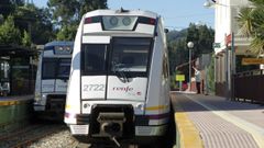 Cercan�as de Ancho M�trico en la estaci�n de tren de San Sadurni�o.