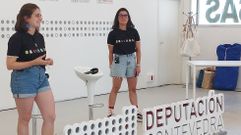 Cintia Lomba y Erea Rodr�guez, impulsoras del proyecto Skeirrum.