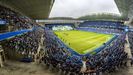 Aficion oviedista llenando el Carlos Tartiere