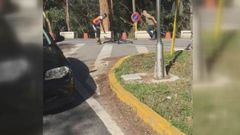 Ingresado un ciclista tras recibir un martillazo de un camionero