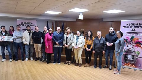 Entrega de premios do Concurso de Tapas de Entroido de Narn