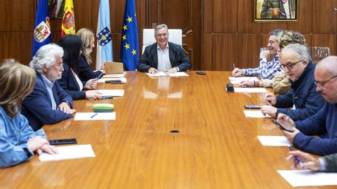Reunión de la Junta de Gobierno de la Diputación ourensana.