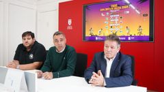De izquierda a derecha, David Lema, Carlos Coira y Jaime Fern�ndez