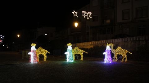 En Carballeda de Valdeorras hay un beln luminoso