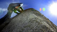 Boulder en Punta Nariga.