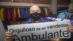 Antonio Rodr�guez, vendedor ambulante de Carballo