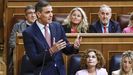 El presidente del Gobierno, Pedro S�nchez, interviene en la sesi�n de control al Ejecutivo en el Congreso.