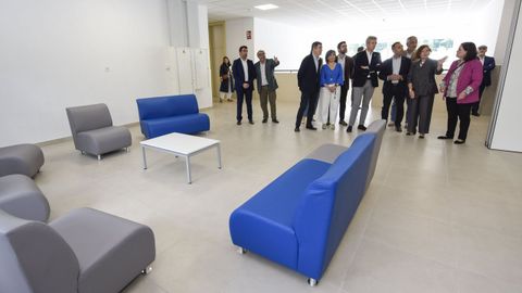 Visita de Alfonso Rueda a la ampliaci�n del IES Aquis Celenis de Caldas de Reis 