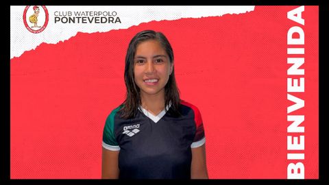 Alejandra Gallegos, jugadora mexicana fichada por el Club Waterpolo Pontevedra