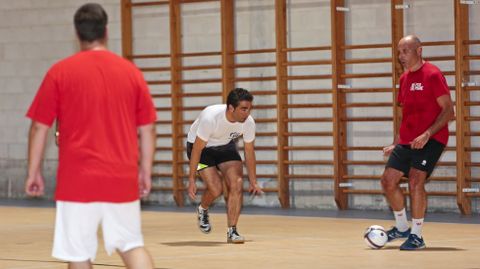 PARTIDO DE FUTBOL ENTRE EL PP Y EL PSOE DE PONTEVEDRA