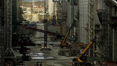 Las obras del Canal de Panam�, en el aire
