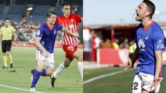 Hidi y Rocha con la camiseta del Real Oviedo