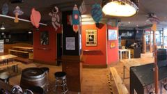 Parte del interior del bar Rocket de Oviedo