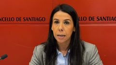 La concejala compostelana del PP Olaya Otero