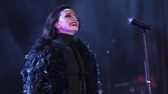 Luz Casal, durante uno de sus conciertos en Galicia