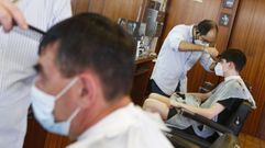 En la peluquer�a El F�nix de la plaza del Callao se est� trabajando a tope estos d�as 