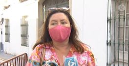 La asturiana Magdalena Fern�ndez Pe�a quien hall� una granada de la Guerra Civil