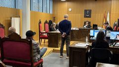 Tres acusados comparecieron en la sala de vistas y el cuarto lo hizo por videoconferencia