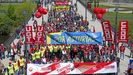 Manifestaci�n del Primero de Mayo en Asturias