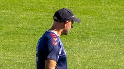 El t�cnico del Celta Fortuna, Fredi �lvarez, en un entrenamiento.