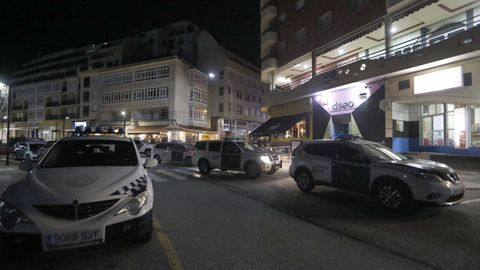 Operativo de la Guardia Civil en Foz, en imagen de archivo