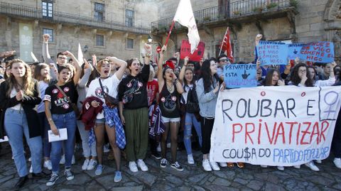 Manifestaci�n en Santiago