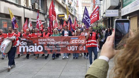 La manifestaci�n de UGT y CC.OO.